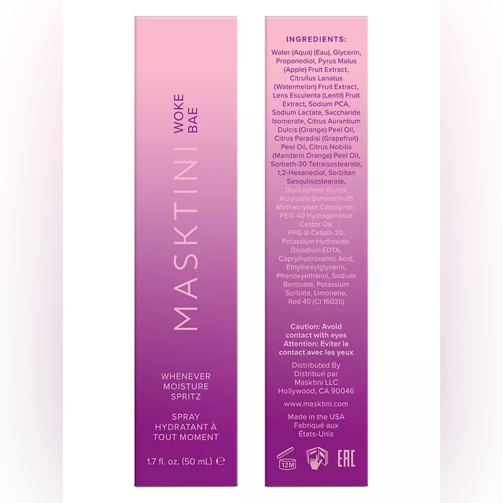 New Masktini Woke Bae Whenever Moisture Spritz